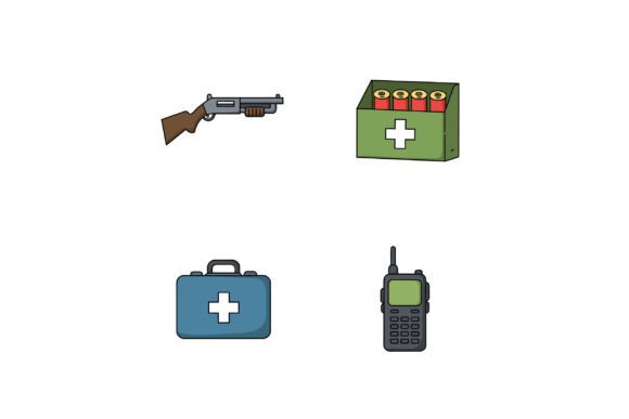 Download Shotgun Ammunition Medical Kit Walkie Ta - Gun Collection