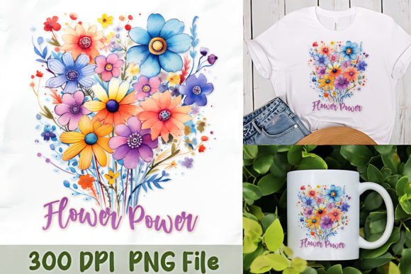 Download Flower Power with Colorful Bouquet - Flower power Collection