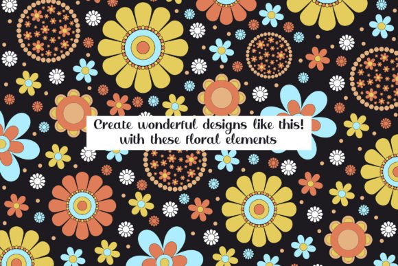 Download Floral Elements - Flower Power Designs - Flower power Collection