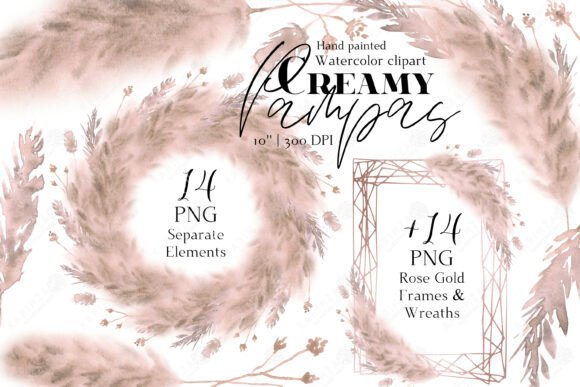Download Pampas Grass Clipart, Dry Flowers PNG - Premium Resources