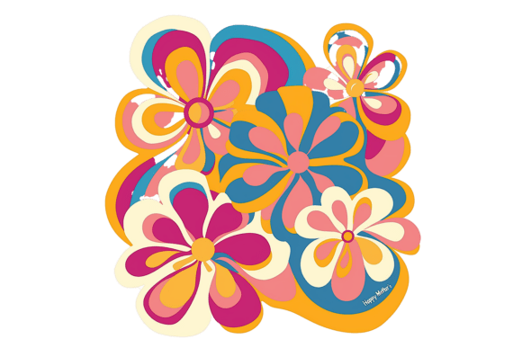 Download Hippie Flower Power Background Png - Flower power Collection